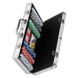 MALETIN PROFESIONAL CASINO 300 FICHAS POKER 11,5 GR.Cayro